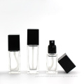 Spray Clear Square Portable Perfume Bottle Glass Bottle